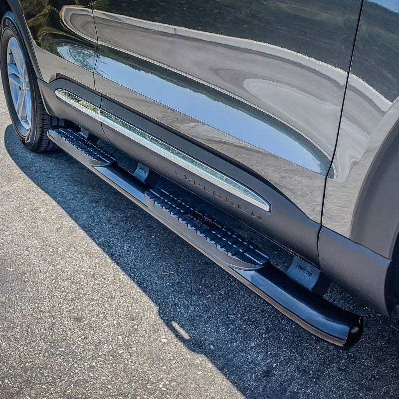 Westin 20-21 Ford Explorer PRO TRAXX 4 Oval Nerf Step Bars - Black-thumbmail-2