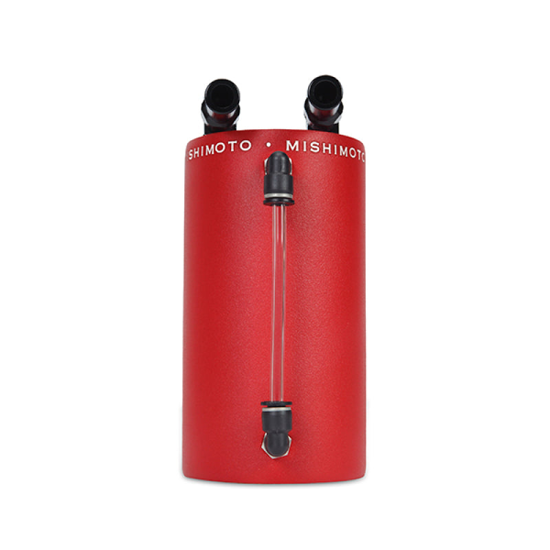Mishimoto Large Aluminum Oil Catch Can - Wrinkle Red-thumbmail-5