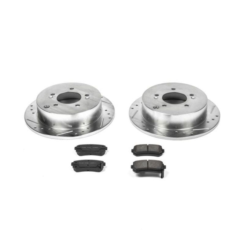 Power Stop 10-15 Hyundai Tucson Rear Z23 Evolution Sport Brake Kit-thumbmail-1