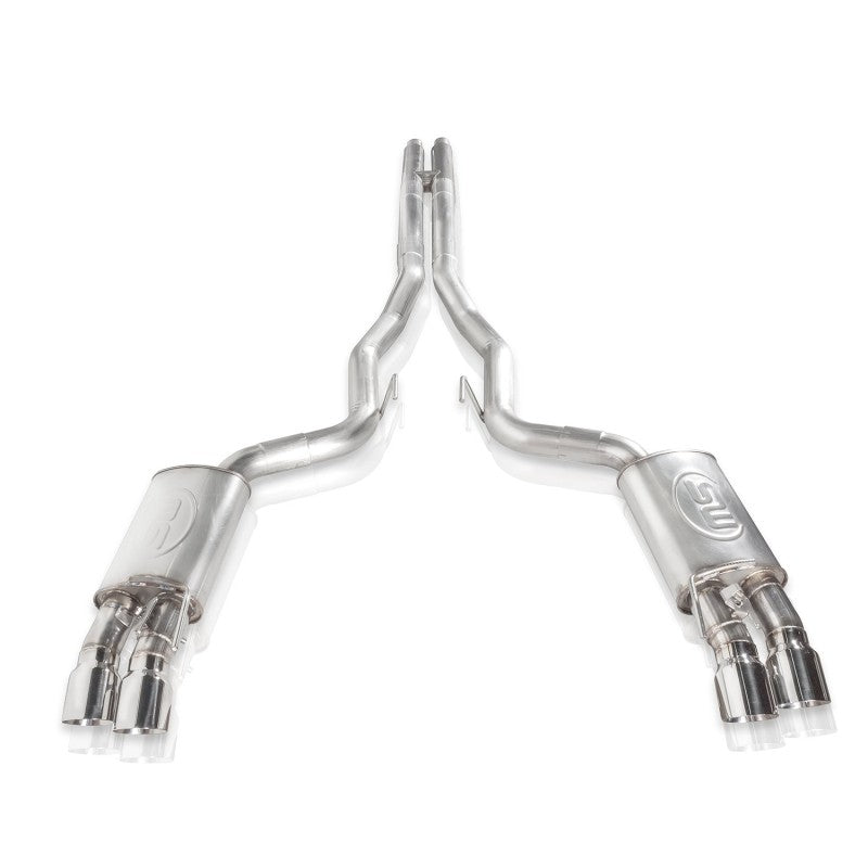 Stainless Works 18+ Ford Mustang GT Redline Cat-Back Performance Connect H-Pipe w/ Active Valves-thumbmail-16