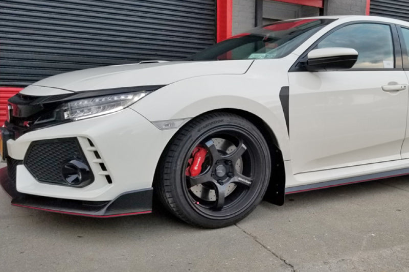 Rally Armor 17-21 Honda Civic Type R Black UR Mud Flap w/ Red Logo-thumbmail-7