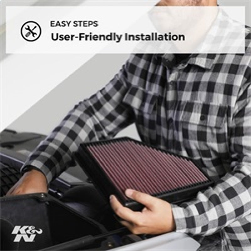 K&N Replacement Air FIlter 18-20 Renault Megane IV 1.8L L4-thumbmail-15