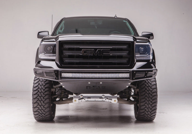 N-Fab M-RDS Front Bumper 15-17 Chevy Colorado - Tex. Black w/Silver Skid Plate-thumbmail-6