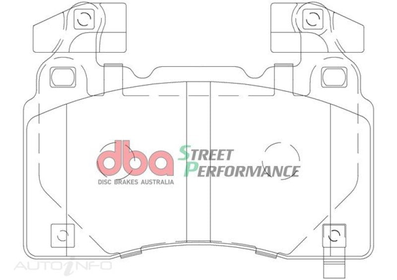 DBA 13-17 Holden VE/VF SSV Brembo (Rectangle Weight) Front SP Performance Brake Pads-thumbmail-1
