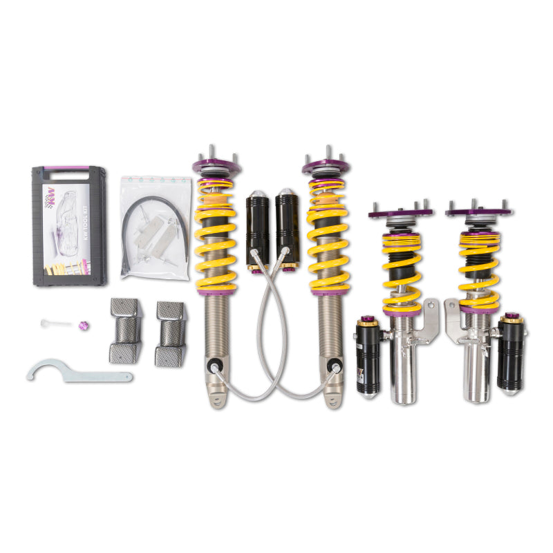 KW Porsche 911 991 Carrera Carrera 2/2S/GTS 4/4S/GTS With PDCC Clubsport Coilover Kit 3-Way-thumbmail-1