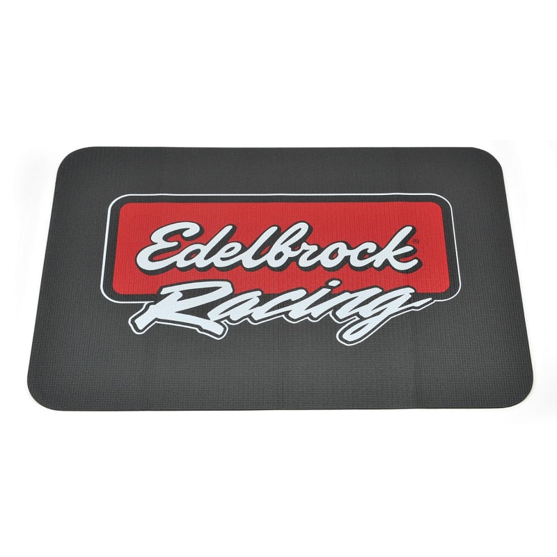 Edelbrock Racing Fender Cover - PVC Foam Mat - 2 Color Printed Edelbrock Racing Logo-thumbmail-9