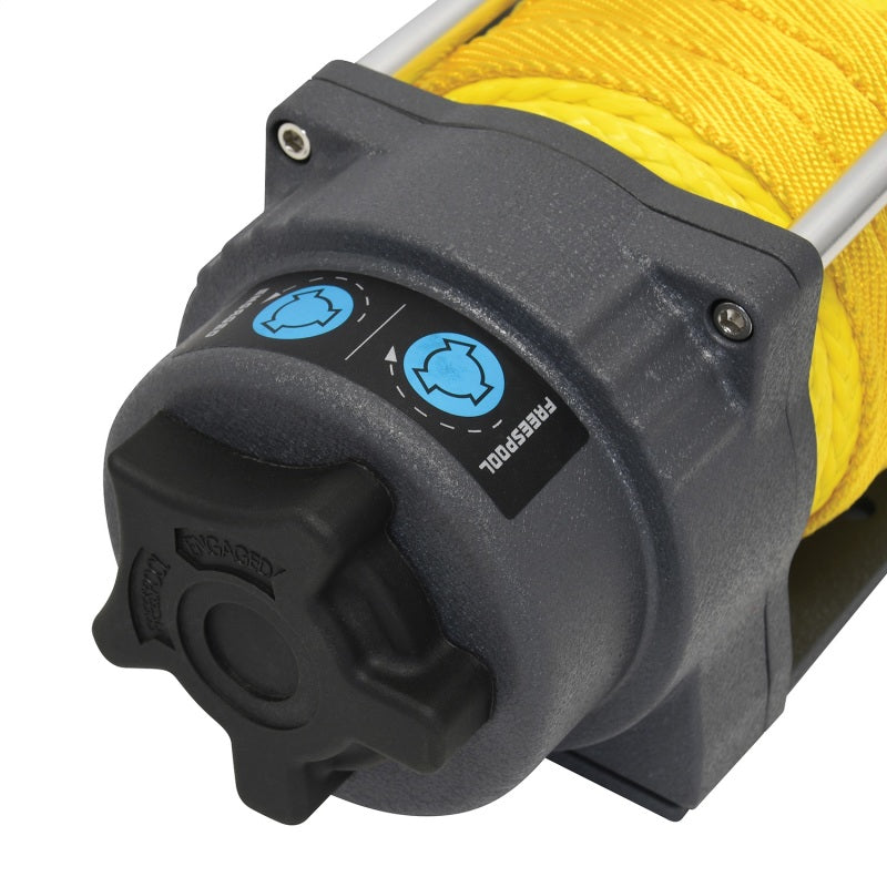 Superwinch 4500 LBS 12V DC 1/4in x 50ft Synthetic Rope Terra 4500SR Winch - Gray Wrinkle-thumbmail-7