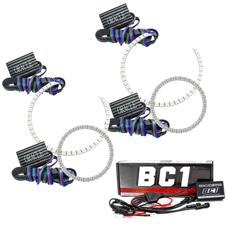 Oracle Mazda 3 10-12 Halo Kit - ColorSHIFT w/ BC1 Controller-thumbmail-2