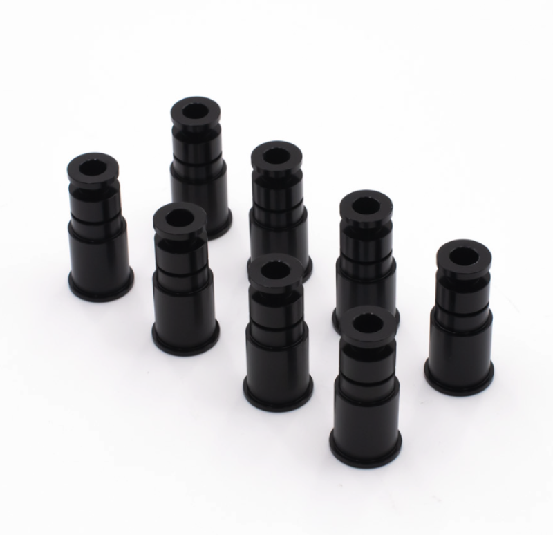 BLOX Racing 14mm Adapter Top (1in) w/Viton O-Ring & Retaining Clip (Set of 4)-thumbmail-1