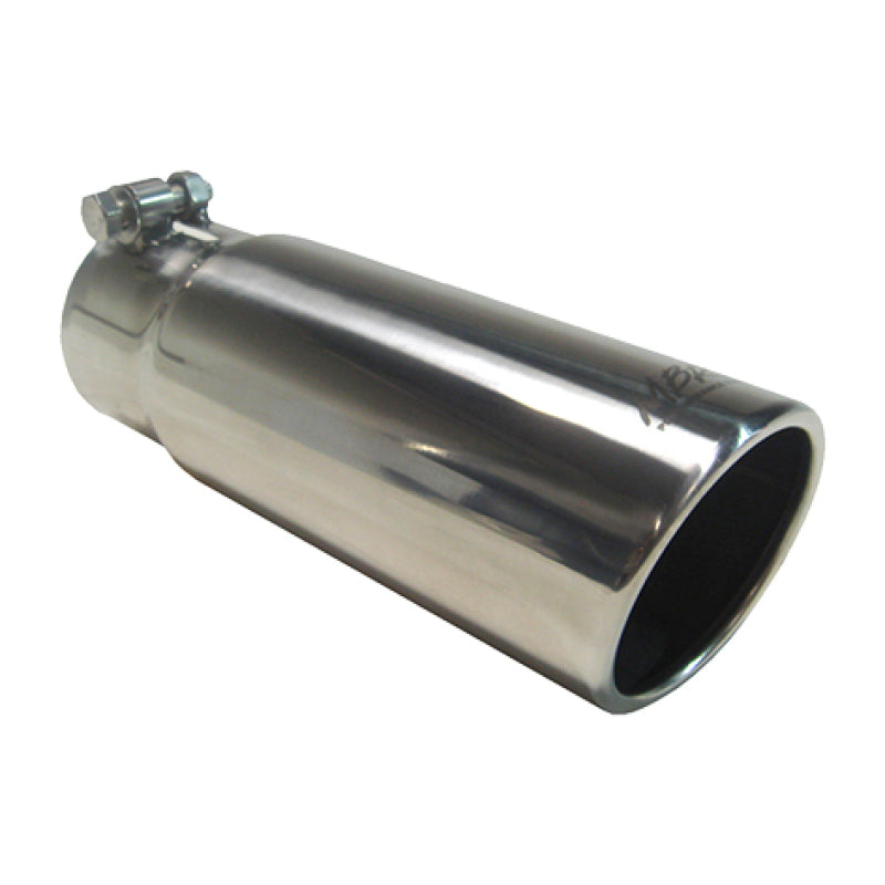 MBRP Universal Tip 3in O.D. Angled Rolled End 3 inlet 10 length-thumbmail-3