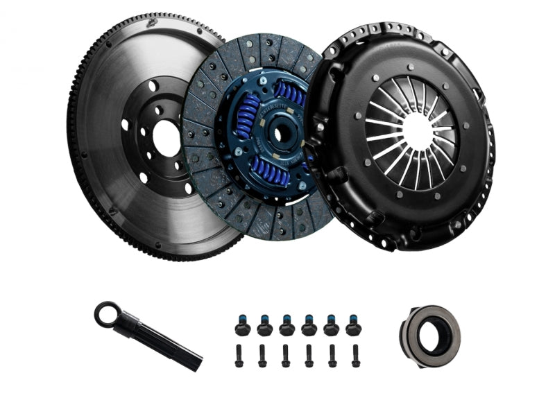 DKM Clutch VW Beetle/Corrado/Golf/GTI (1.8T) Organic MB Clutch Kit w/Flywheel (325 ft/lbs Torque)-thumbmail-2