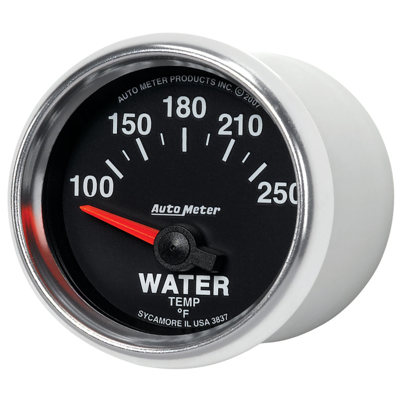 Autometer GS 52mm 100-250 Deg F Short Sweep Electronic Water Temperature Gauge-thumbmail-4