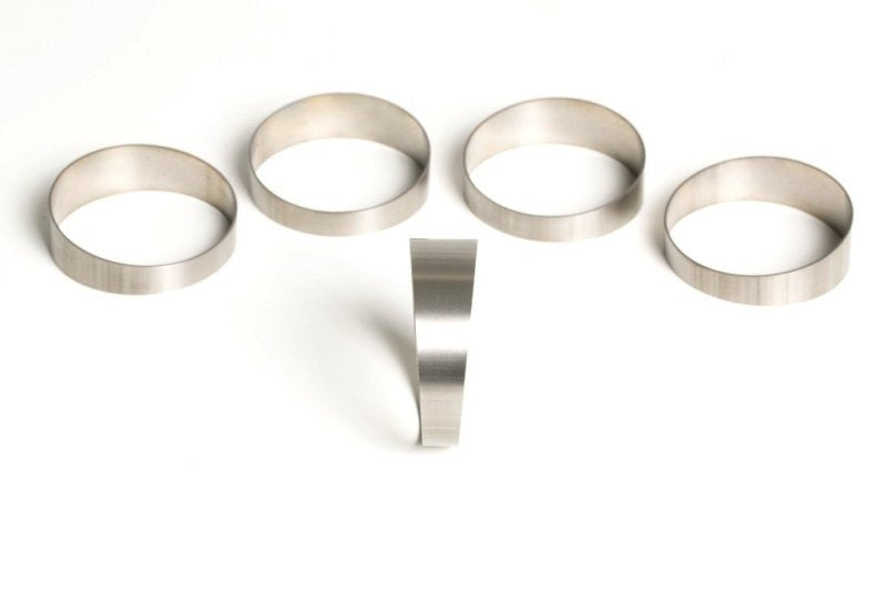 Ticon Industries 1.50in 45 Degree 2.2D/3.3in CLR Loose Radius 1mm Wall Titanium Pie Cuts - 5pk-thumbmail-2