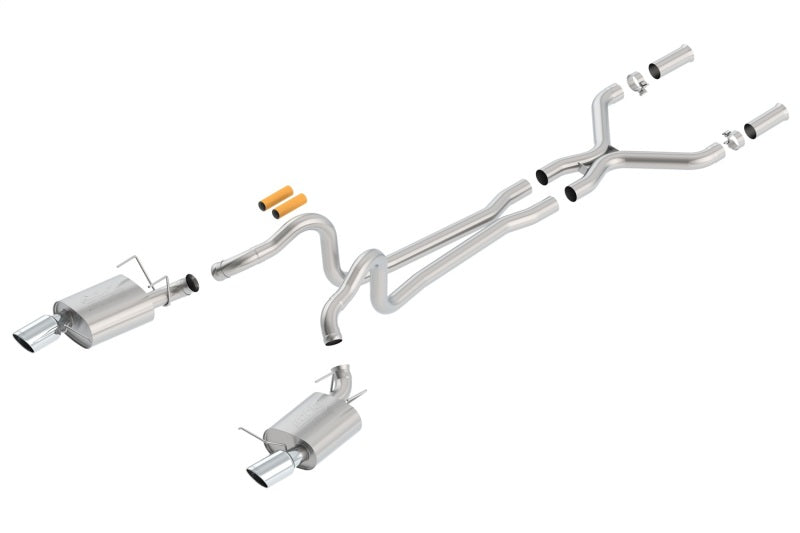 Borla 13-14 Mustang GT/Boss 302 5.0L V8 RWD Single Split Rear Exit ATAK Catback Exhaust-thumbmail-2