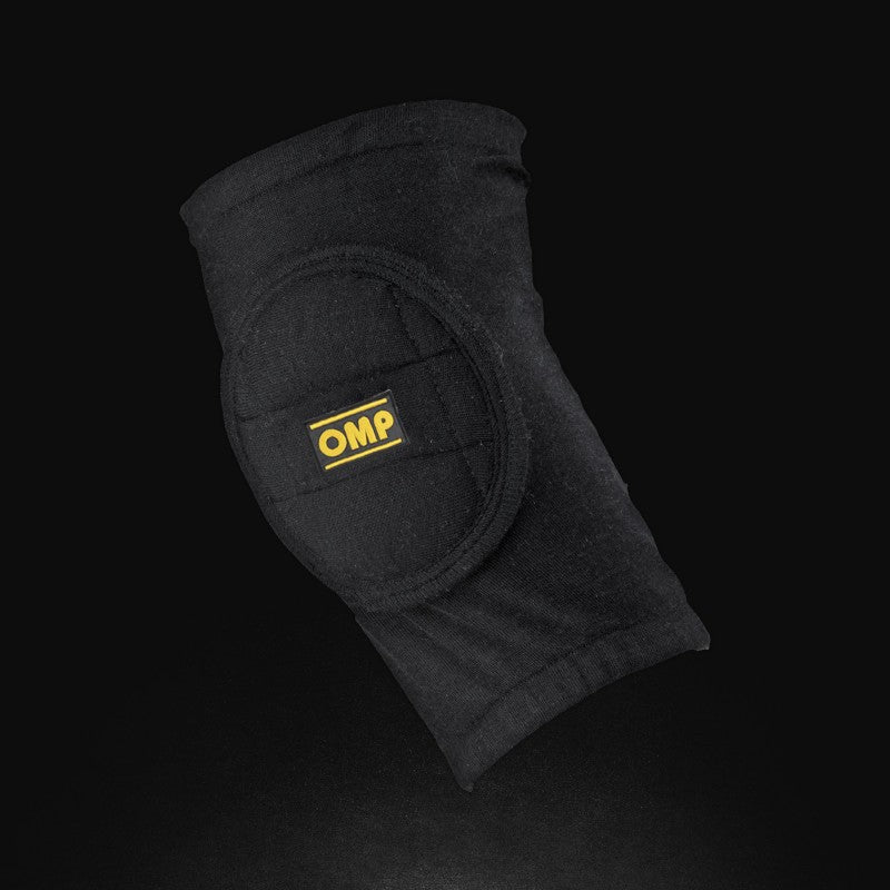 OMP Fire Resistant Accessories New Nomex Elbow Pads - Black-thumbmail-1