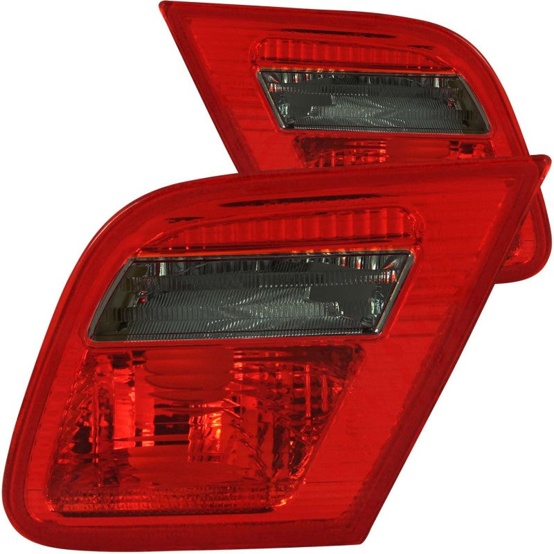 ANZO 2000-2003 BMW 3 Series E46 Taillights Red/Smoke - Inner-thumbmail-2