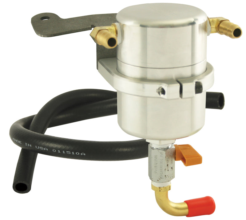 Moroso 05-10 Ford Mustang GT Air/Oil Separator Catch Can - Billet Aluminum-thumbmail-1