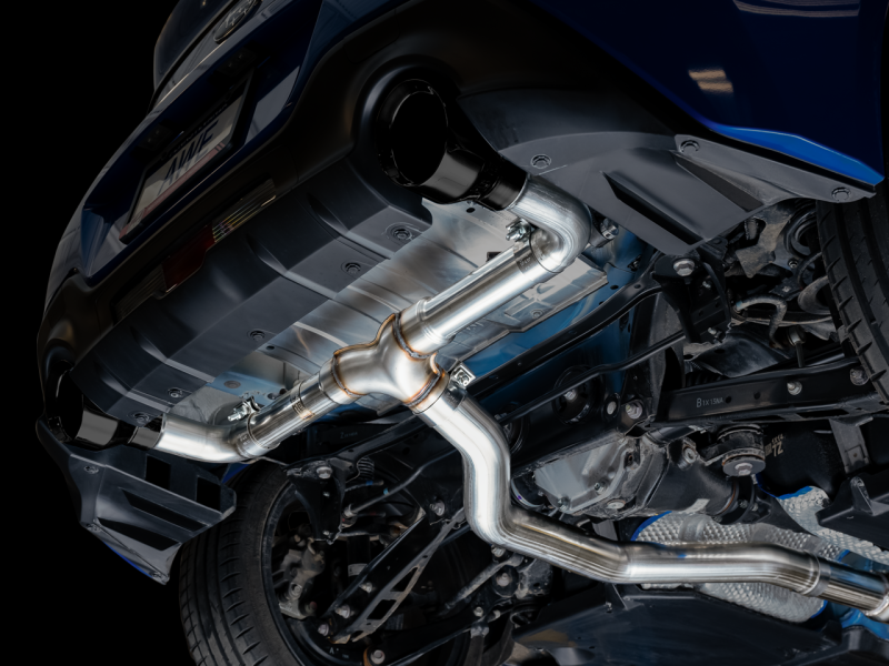 AWE Subaru BRZ / Toyota GR86 / Toyota 86 Track Edition Cat-Back Exhaust- Diamond Black Tips-thumbmail-9