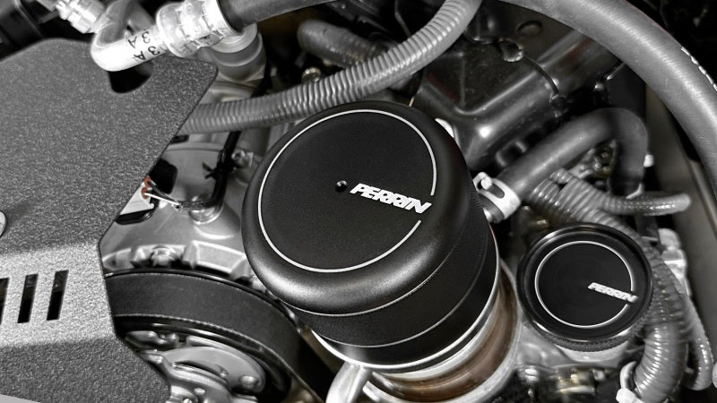 Perrin 2015+ Subaru WRX/STI Oil Filter Cover - Black-thumbmail-3