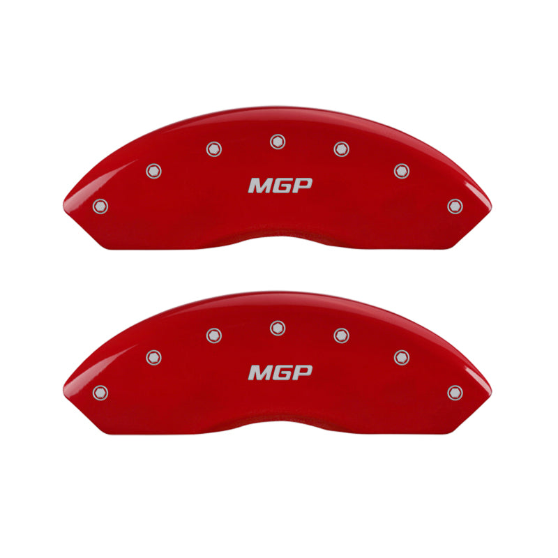 MGP 4 Caliper Covers Engraved Front & Rear MGP Red finish silver ch-thumbmail-3