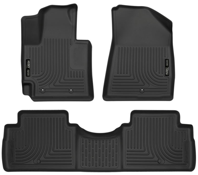 Husky Liners 2016 Kia Soul Weatherbeater Black Front & 2nd Seat Floor Liners (Footwell Coverage)-thumbmail-1