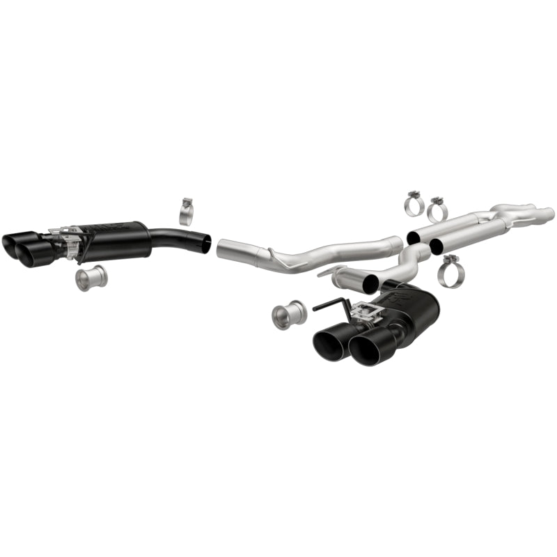 MagnaFlow SYS Cat-Back 2018 Ford Mustang GT 5.0L Competition Dual Exit Black 4in Tips-thumbmail-3