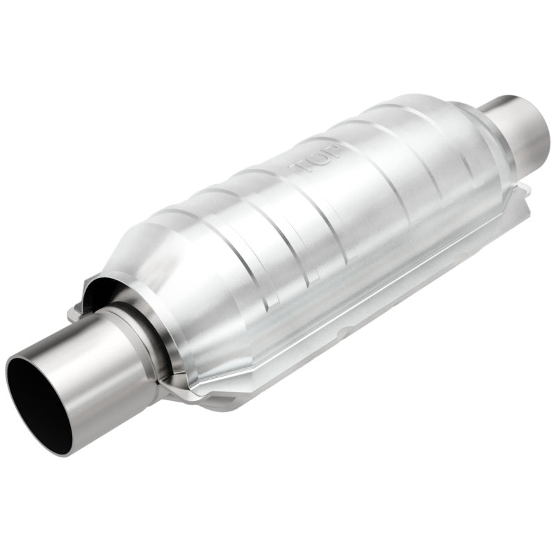 MagnaFlow Catalytic Converter 2 in Inlet 2 in Outlet 11 in Length SS-thumbmail-2
