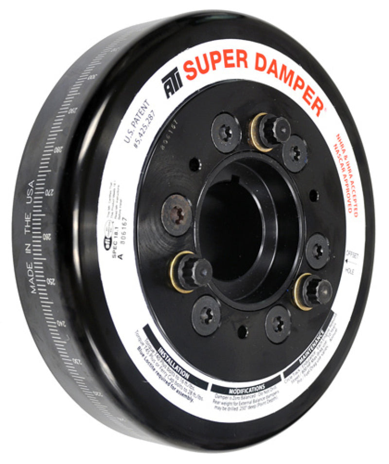 ATI Damper 7.092in - Alum - 10 Grv - Ford Coyote 5.0 - 11+ Mustang - 5 Percent OD - w/o AC-thumbmail-1