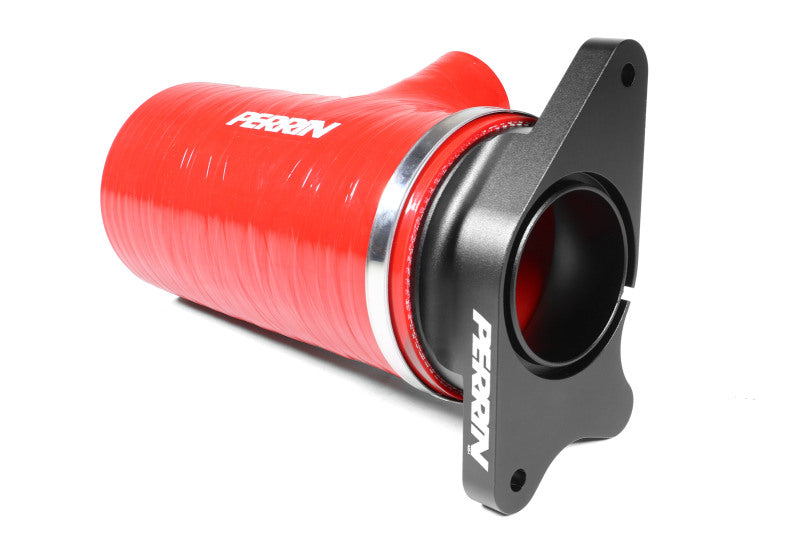 Perrin 2022+ Subaru WRX Red 3in Turbo Inlet Hose w/ Nozzle (Short)-thumbmail-9