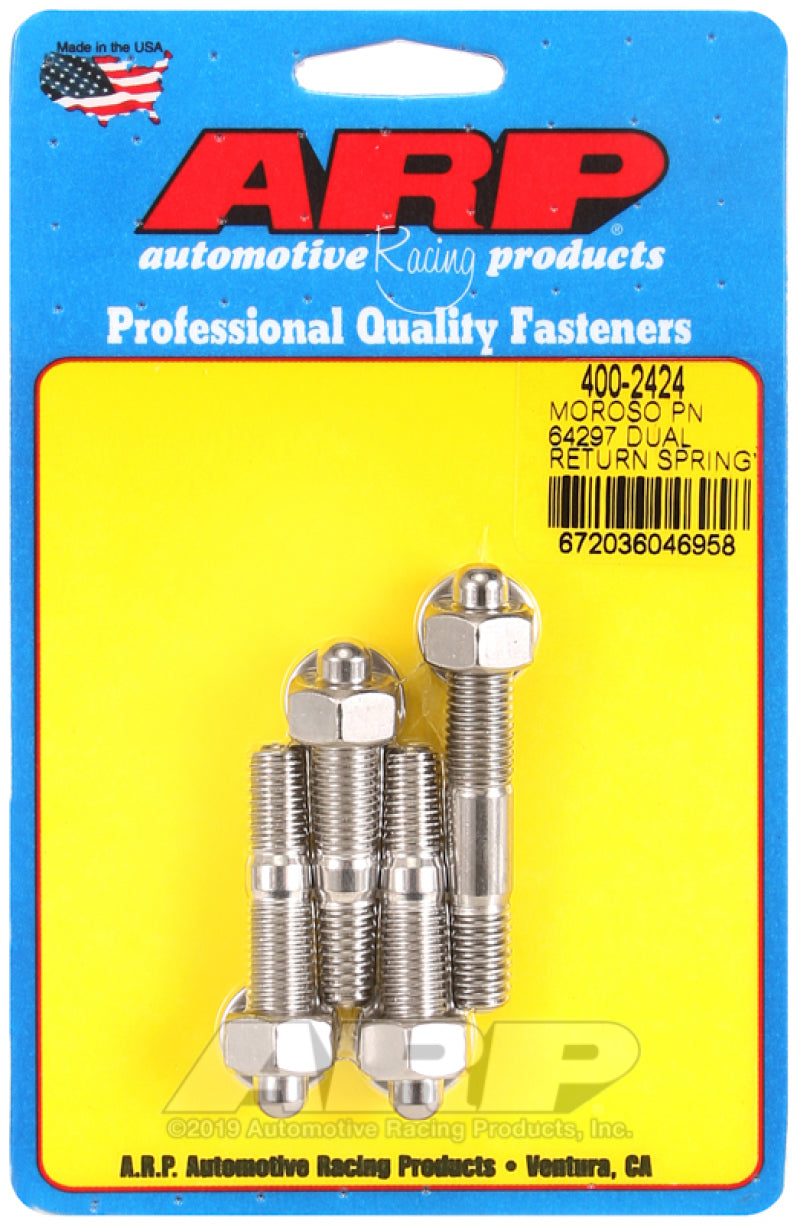 ARP Moroso 64927 Dual Return Spring no Spacer Plate SS Carb Stud Kit-thumbmail-1