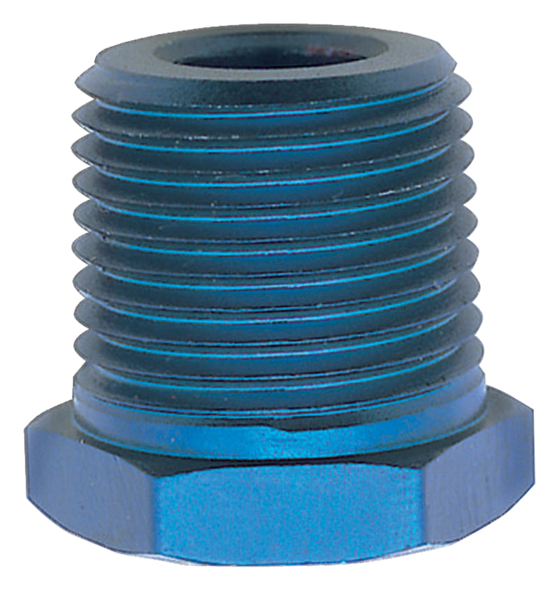 Russell Performance 1/4in Male to 1/8in Female Pipe Bushing Reducer (Blue)-thumbmail-4