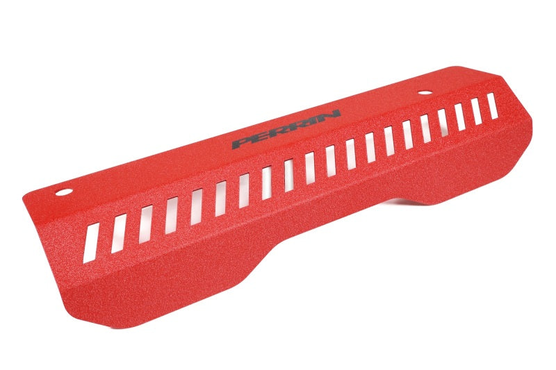 Perrin 22-23 Subaru WRX Pulley Cover (Short Version - Works w/AOS System) - Red-thumbmail-5