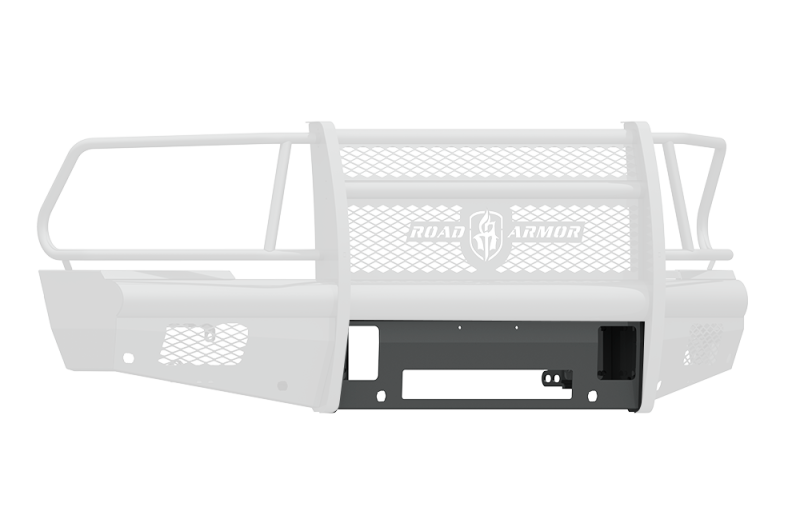 Road Armor 10-18 Dodge 2500 Vaquero Front Non-Winch Plate - Tex Blk-thumbmail-1