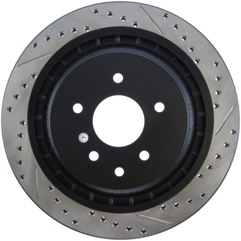 StopTech Infiniti G37 / Nissan 370Z SportStop Slotted & Drilled Rear Left Rotor-thumbmail-9