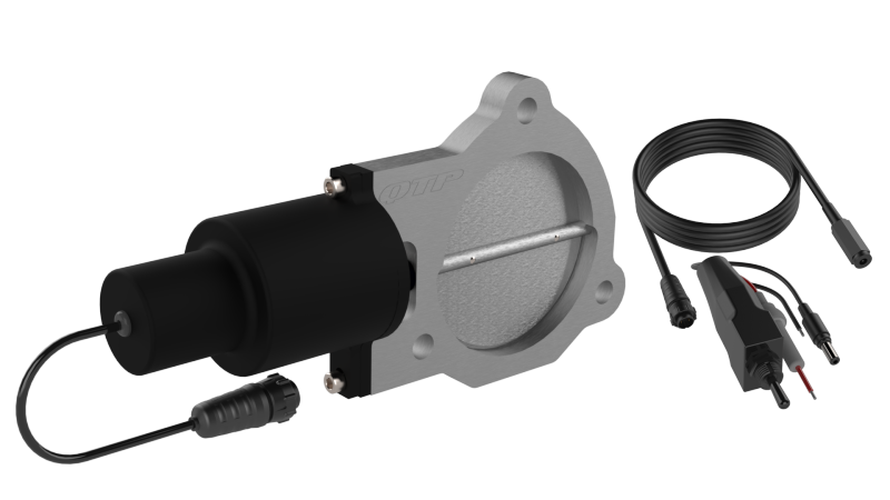 QTP 3.5in Bolt-On QTEC Electric Cutout Valve - Single-thumbmail-4
