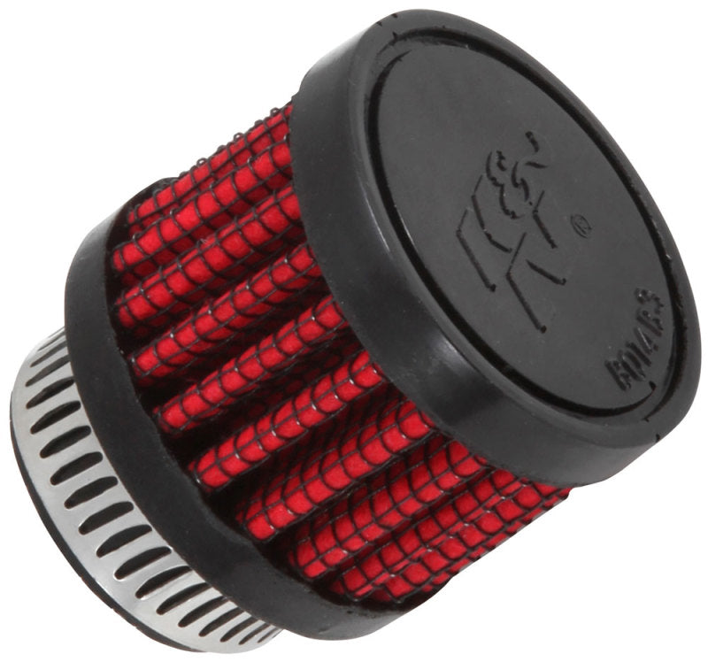 K&N 0.75 inch ID 1.375 inch OD 1.125 inch H Clamp On Crankcase Vent Filter-thumbmail-3