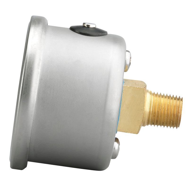 Autometer AutoGage 1.5in Liquid Filled Mechanical 0-15 PSI Fuel Pressure Gauge - Silver-thumbmail-2