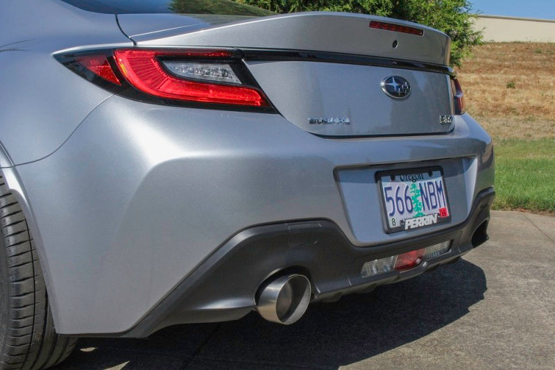 Perrin 2022 BRZ/GR86 Axle Back Exhaust SS (Single Side Exit w/Helmholtz Chamber)-thumbmail-14