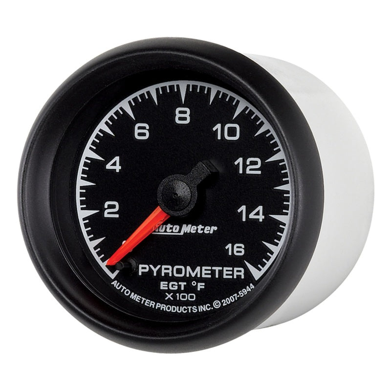 Autometer ES 52.4mm Pyrometer 0-1600 Degree F FSE Gauge-thumbmail-3