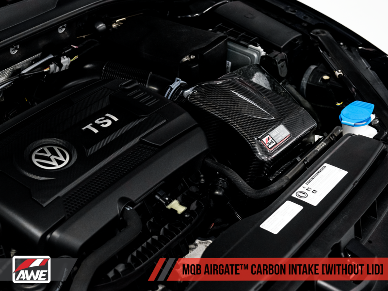 AWE Tuning Audi / Volkswagen MQB 1.8T/2.0T/Golf R Carbon Fiber AirGate Intake w/ Lid-thumbmail-12