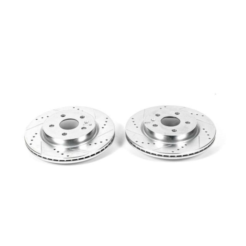 Power Stop 2010 Buick Allure Rear Evolution Drilled & Slotted Rotors - Pair-thumbmail-2