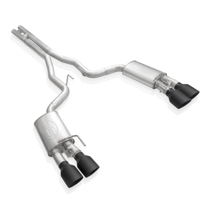 Stainless Works 2020 Ford GT500 Legend Catback H-Pipe Exhaust Factory Connect - Black Tips-thumbmail-5