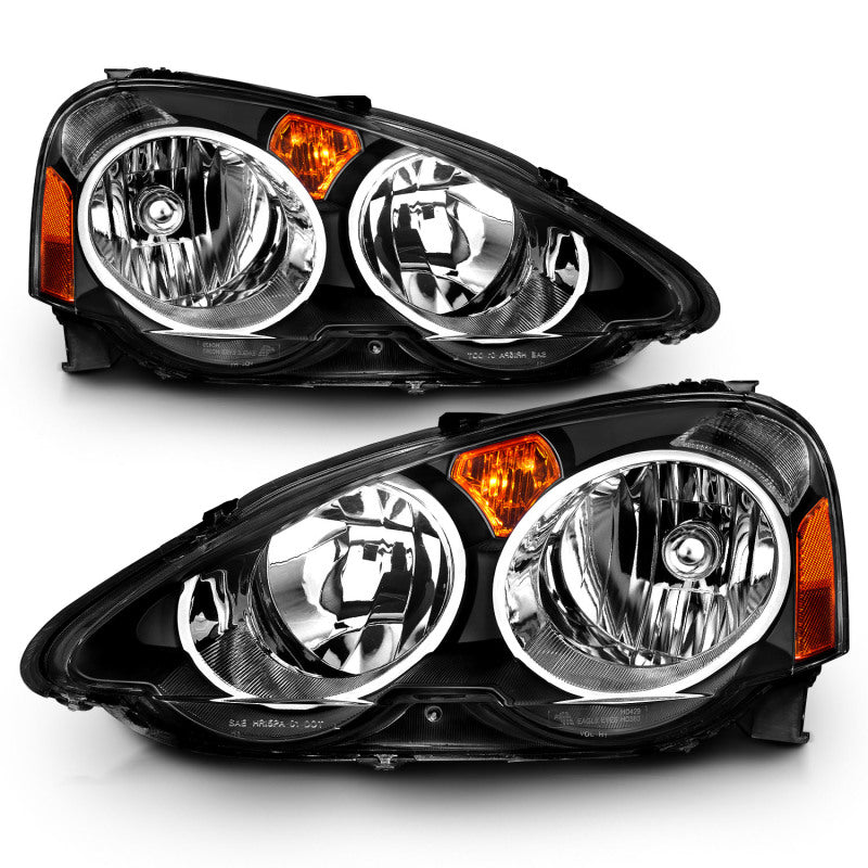 ANZO 2002-2004 Acura Rsx Crystal Headlights Black-thumbmail-13