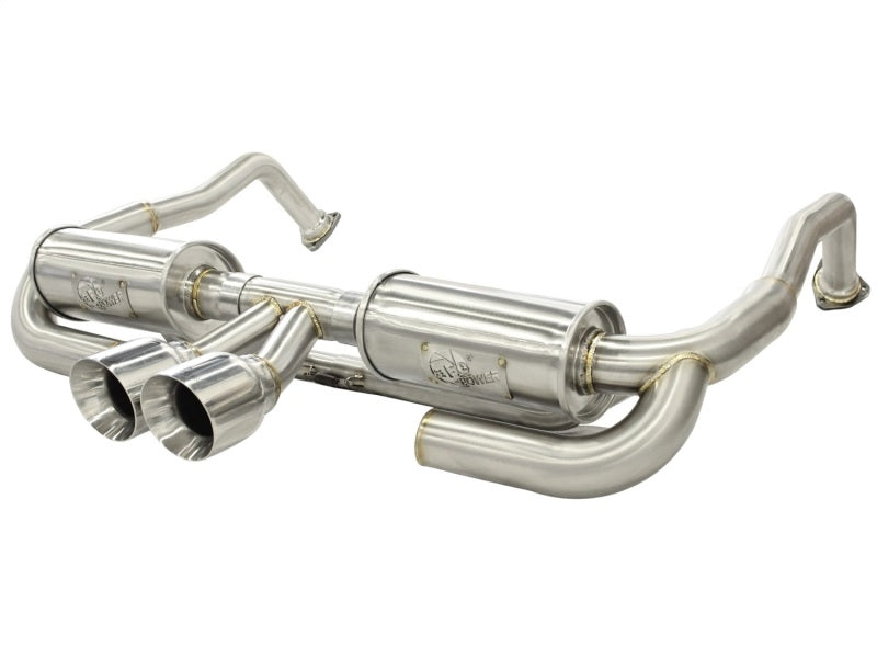 aFe ELITE 05-12 Porsche Boxster S (987.1-987.2) H6 3.4L 304SS Dual Cat-Back w/Dual Polished Tip Exht-thumbmail-2