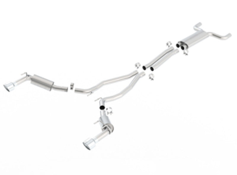 Borla 14-15 Chevy Camaro SS / ZL1 SS Single Catback Exhaust System w/ Single Rear Exit-thumbmail-2