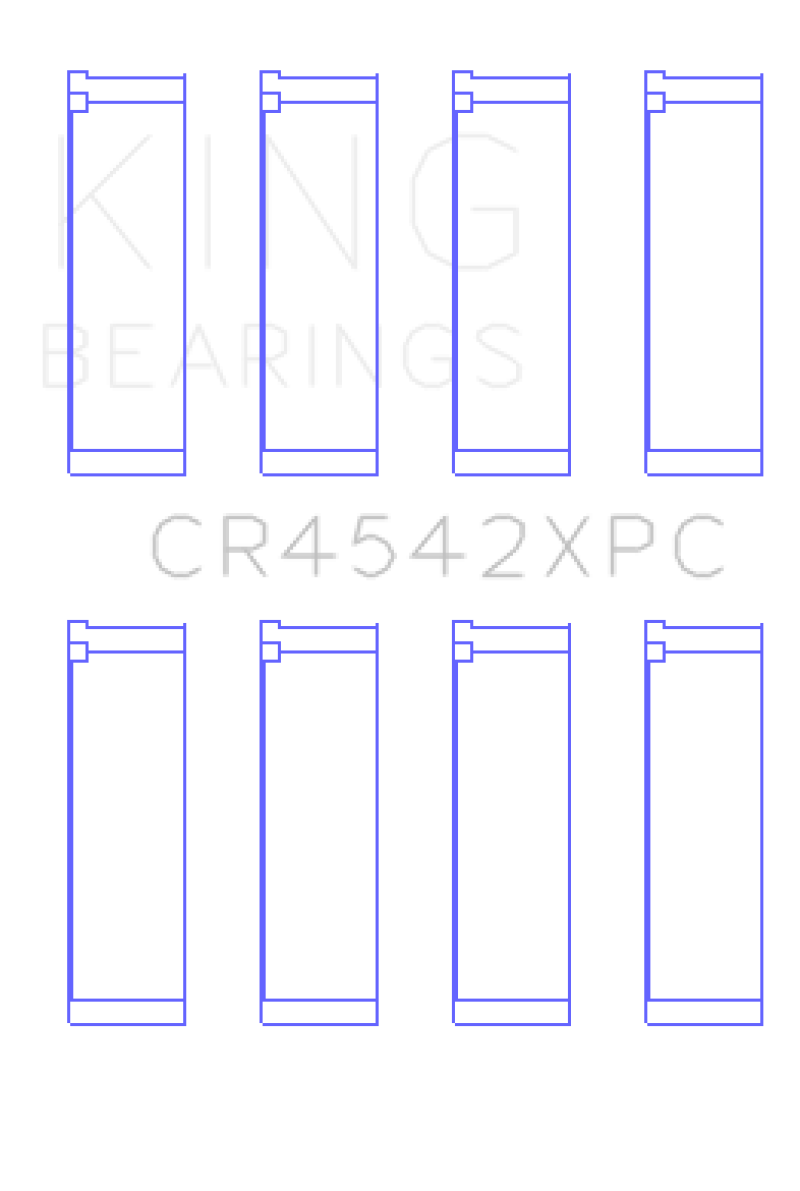King Honda K-Series (Size .026) pMaxKote Performance Rod Bearing Set-thumbmail-2