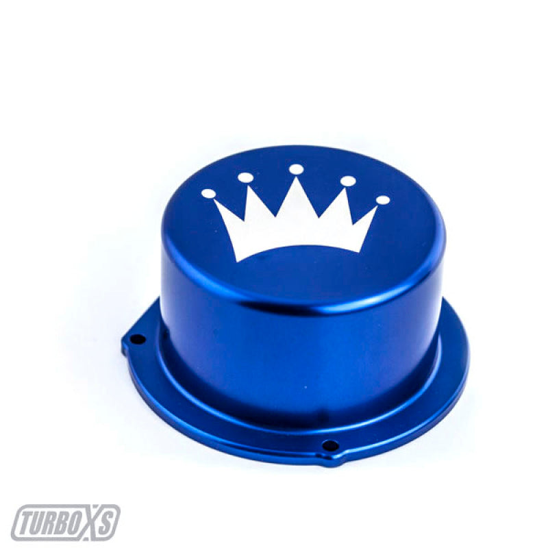 Turbo XS 15-16 Subaru WRX Billet Aluminum Vacuum Pump Cover - Blue-thumbmail-2