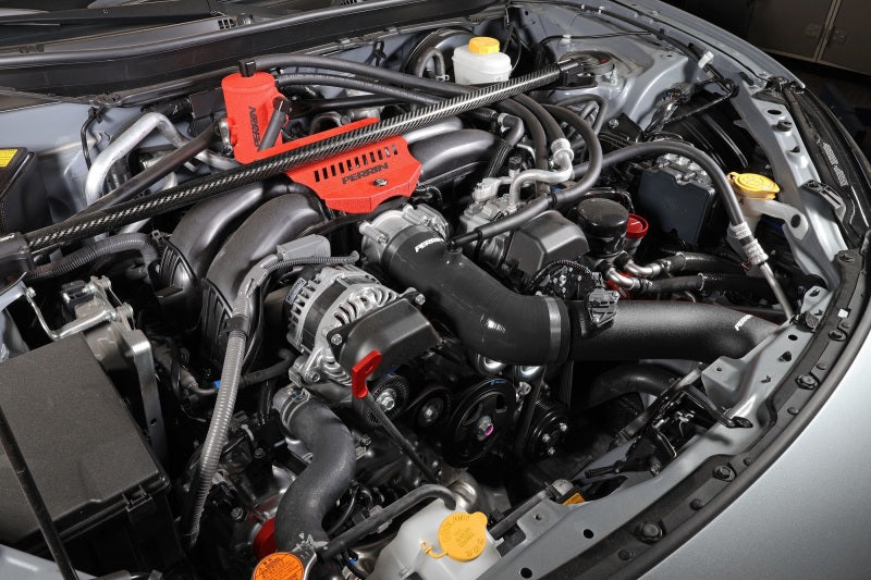 Perrin 22-23 Subaru BRZ/Toyota GR86 Silicone Inlet Hose (3in. ID / SS Wire) - Black-thumbmail-7