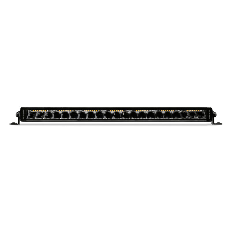 Go Rhino Xplor Blackout Combo Series Sgl Row LED Light Bar w/Amber (Side/Track Mount) 20.5in. - Blk-thumbmail-2