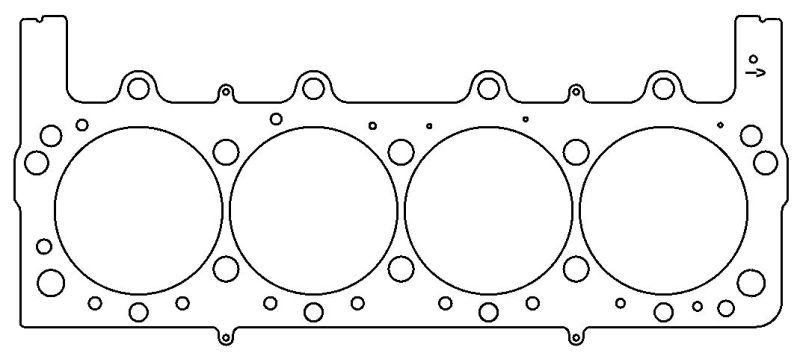 Cometic Ford 460 Pro Stock 4.685in Bore .051 inch MLS-RH A500 Block Head Gasket-thumbmail-2